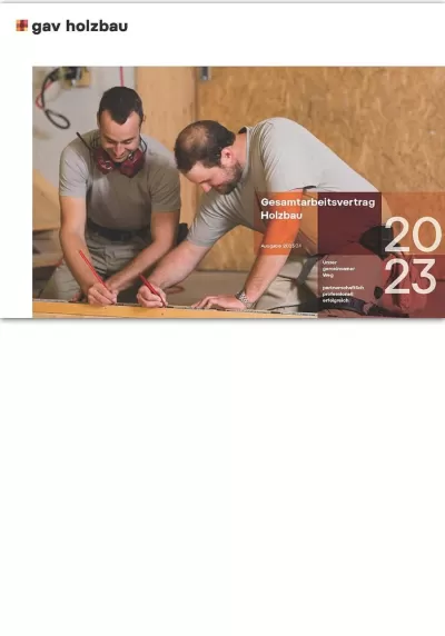 Gesamtarbeitsvertrag Holzbau